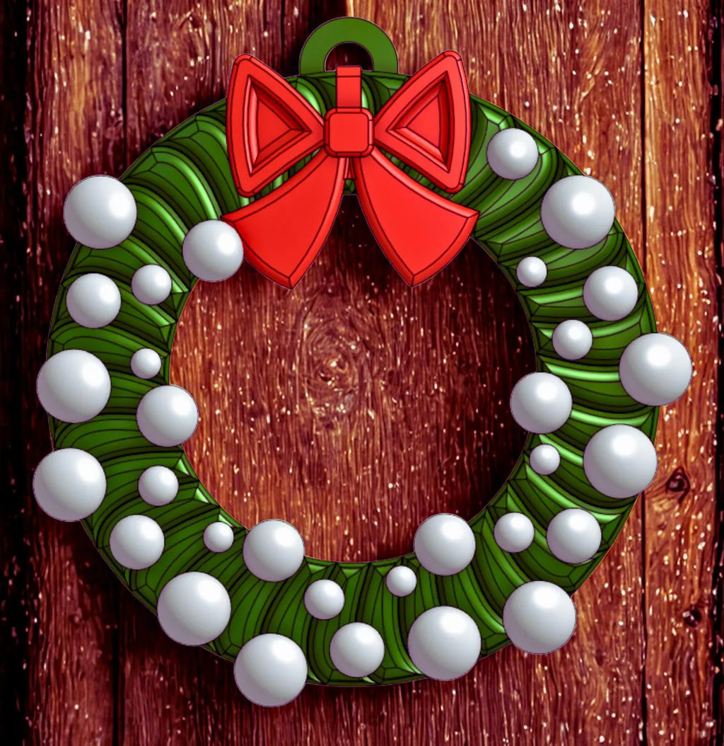 Christmas Wreath Earrings