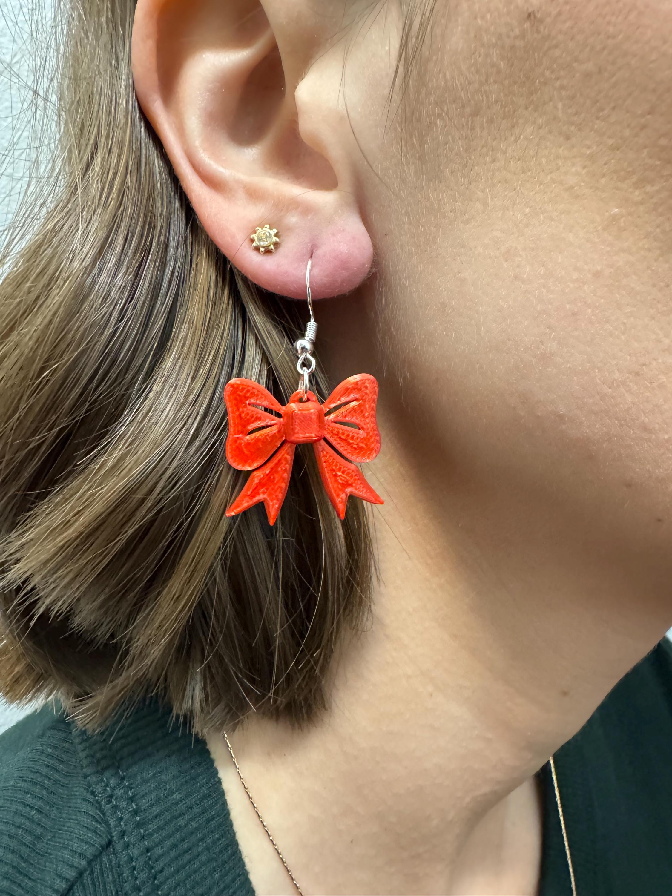 Bow Dangle Earrings