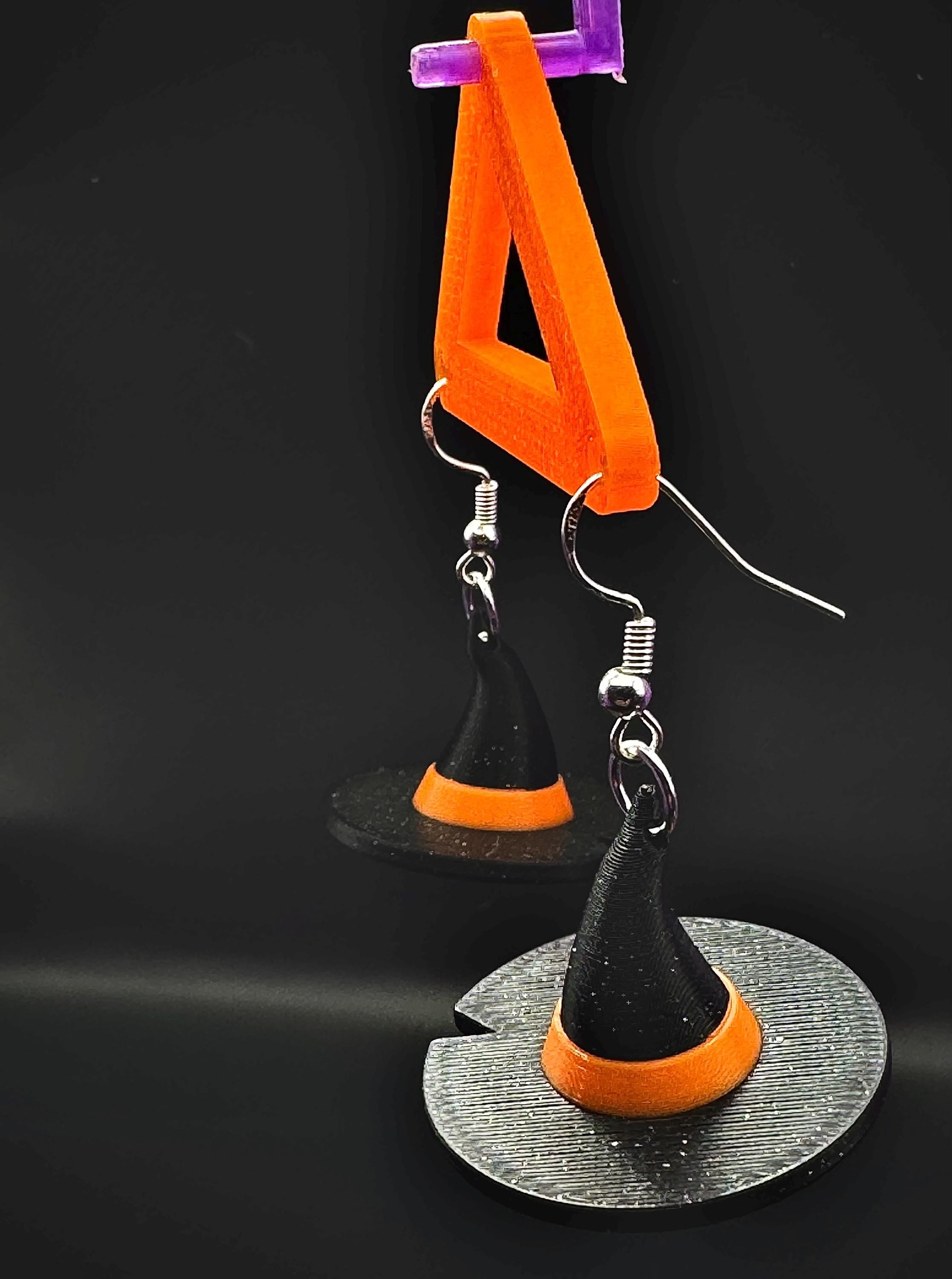 Witch Hat Earrings