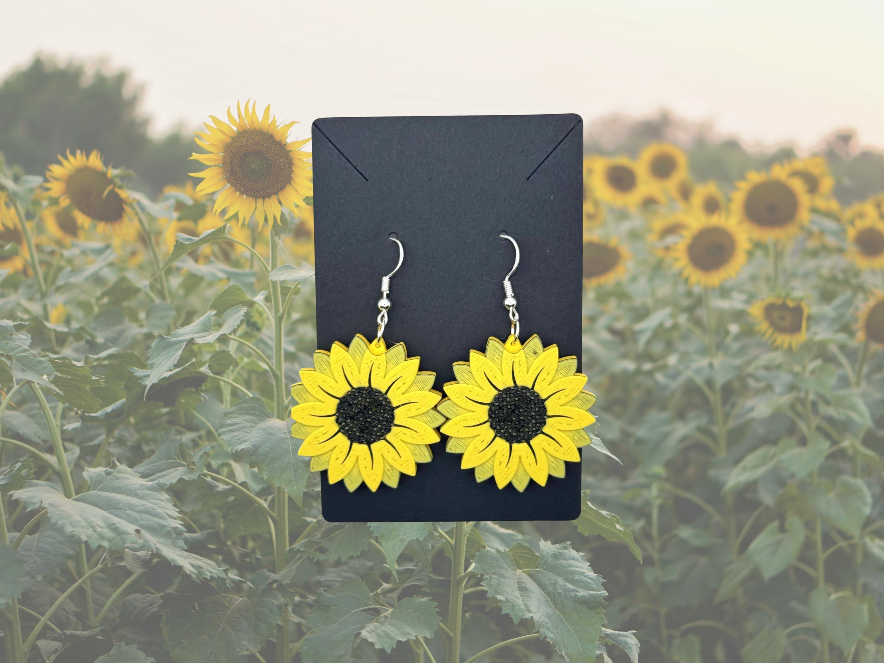 Sunflower Earrings