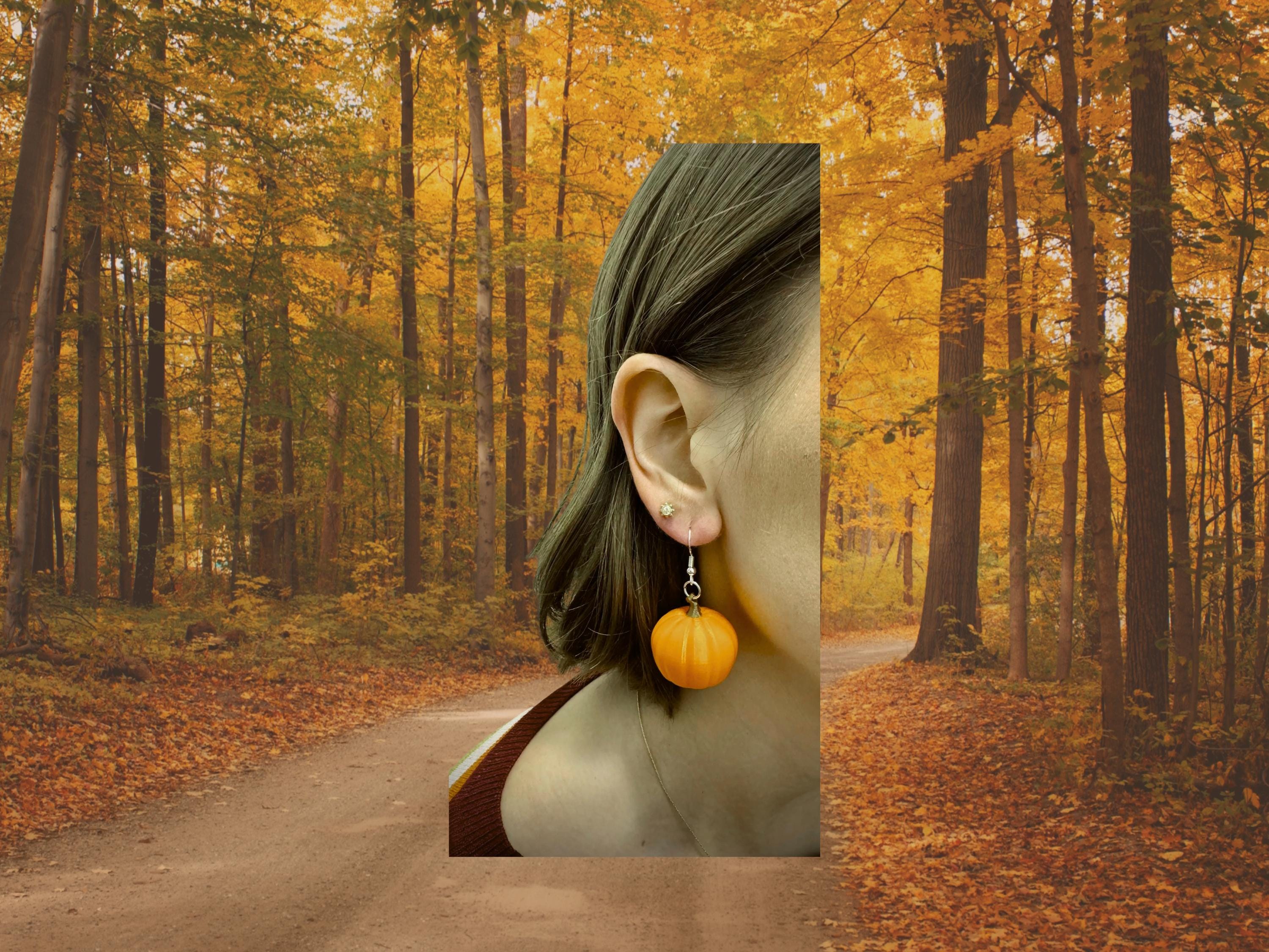 Pumpkin Earrings